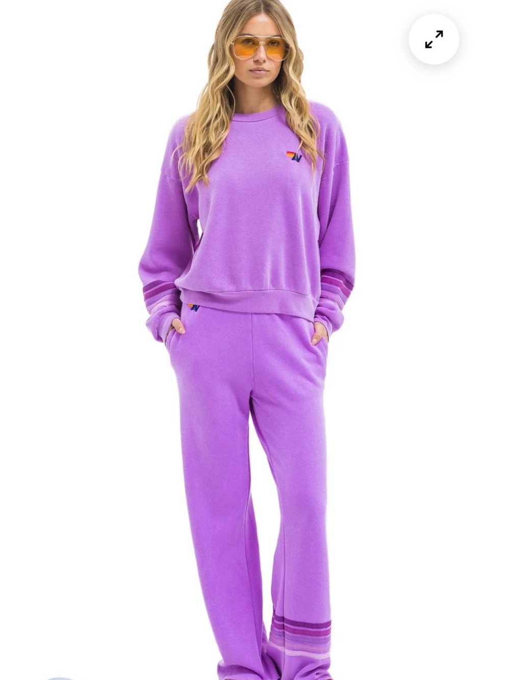 Aviator Nation Wide Leg Sweatpants NWT